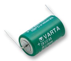 6127601301 - 3V 950mAh Li-Mn 1/2AA Battery - Radial Leaded
