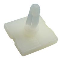 LCBSBM-7-01A2-RT - Nylon PCB Supports on Base, 11.1mm Height 3.18mm PCB Hole 12.7x12.7mm Base, 40 Pack
