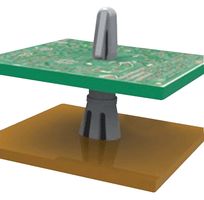 RLCBSR-8-01 - Reverse Locking PCB Supports, 12.7mm Height 3.18mm PCB Hole 4.75mm Chassis Hole, 40 Pack