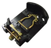CH7410-2032LF - 20mm Button Cell Battery Holder, Black Surface Mount