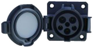DSI-EV32S-NC - EV Charging Socket  SAE J1772, 5 Pole, 240V AC, 32A