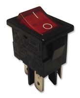 H8553VBNACB - Rocker Switch, On Off, DPST,