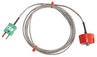 BMS-K-2-C70-MP-25.4 - Magnet, Thermocouple, K, 2m + Plug, 3kg Pull