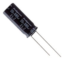 63ZLJ47M6.3X11 - Electrolytic Capacitor, Miniature, 47 uF, 63 V, +/- 20%, Radial Leaded, 6000 hours @ 105°C, Polar