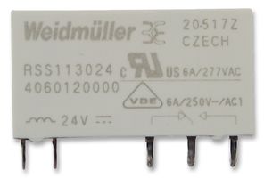1454430000 - Power Relay, SPDT, 24V DC, 6A, Non Latching