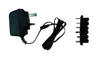 77DB-10-18M - AC/AC UK Plugtop Power Supply with Connectors, 18V AC, 0.56A, 10W