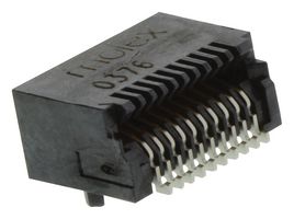 74441-0001 - Pluggable I/O Connector, SFP, SFP+, 20 Contacts, 1 x 1 (Single), Surface Mount, 74441 Series