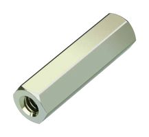 R30-1011202 - Brass Threaded Hex Spacer, Female, M3 x 12mm
