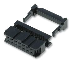 T812110A101CEU - Socket, IDC, Strain Relief, 2.54mm, 10 Way