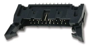 T816114A1S102CEU - Header, Long Latch, Straight, 2.54mm, 14 Way
