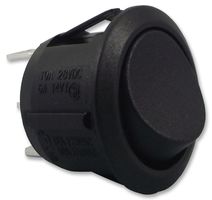 R13112CAAA - Round Rocker Switch, On On, SPDT, 250V AC, 10A