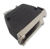 MHED-DS09S - 9 Way Plastic Slide Lock D-sub Hood, (ED-DS09S)
