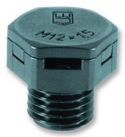 JDAE12PA/SW - IP66/ IP67/ IP69K M12 Plastic Venting Plug - Black