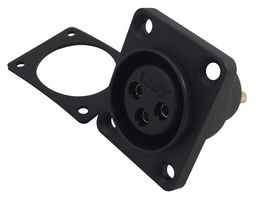 CP30070 - Panel Mount Airtight 3-Pin XLR Socket, Solder Termination