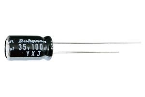 25YXJ220M6.3X11 - Electrolytic Capacitor, 220 uF, 25 V, +/- 20%, Radial Leaded, 7000 hours @ 105°C, Polar