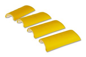 CHH66C1YL - Yellow Soft Corners for 25mm 66 Series Grip Case Enclosure - Pack of 4