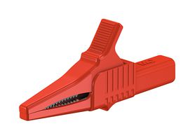 66.9755-22 - 32A 4mm Insulated Crocodile Clip - Red