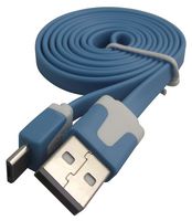 VA-FC-1M-BLW - Cable, USB A to Micro B, 1m, Blue / White