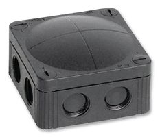 10060580 - Combi 308/5/S Polypropylene IP66/67 Junction Box Black 85 x 85 x 51mm