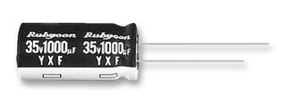 50YXF1MEFC5X11 - Electrolytic Capacitor, 1 uF, 50 V, +/- 20%, Radial Leaded, 5000 hours @ 105°C, Polar