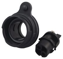 PXP7012/02S/ST - Buccaneer 2 Pole Flex Cable Connector Socket, Crimp / Solder