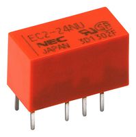 EC2-24NU - Signal Relay, 24 VDC, DPDT, 2 A, EC2 Series, Through Hole, Non Latching