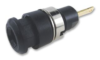 FCR7360B - Banana Socket, 2mm, Solder, Black