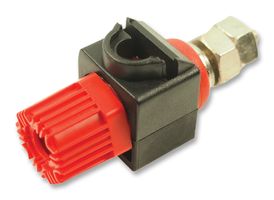 CL159825RA - Binding Post, 60A, Red, Screw