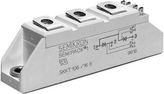 SKKT 72/16 E - Thyristor Diode Module, 70A, 1.6kV