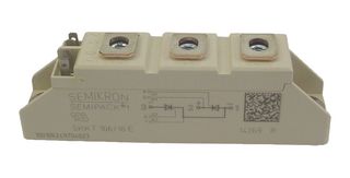 SKKT 106/16 E - Thyristor Module, Series Connected, 106A, 1.6kV
