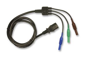 CIH29920 - IEC C13 Plug to 3x 4mm Plug Test Lead