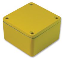 RTM5001/11-YEL - IP54 Yellow Die Cast Aluminium Project Enclosure - 50x50x31mm