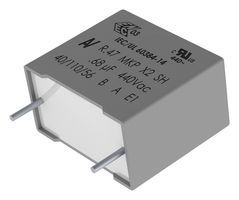 R474F14705001K - Safety Capacitor, Metallized PP, Radial Box - 2 Pin, 4700 pF, +/- 10%, X2, Through Hole