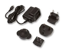 VER05US050-MB - AC/DC Interchangeable Power Supply, 5V, 1A, 5W, Mini USB B Plug, AUS/EU/UK/US