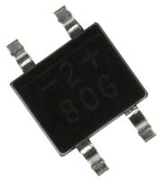 MB8S - Bridge Rectifier Diode, Single Phase, 800V, 500mA, SOIC, 1V, 4 Pins
