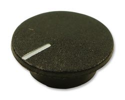 MPCL1764 - Black Knob Cap with White Marker Line