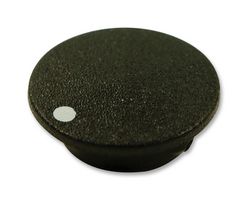 MPCL1745 - Black Knob Cap with White Dot