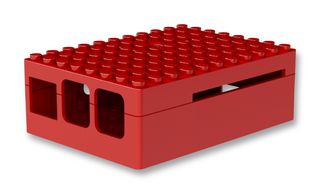 CBPIBLOX-RED. - Pi-Blox Raspberry Pi Case, Red