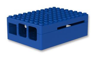 CBPIBLOX-BLU. - Pi-Blox Raspberry Pi Case, Blue