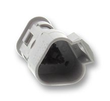 DT04-3P-E008 - Automotive Connector Housing, Standard, Grey, DT, Socket, 3 Ways, DT Series Pin Contacts
