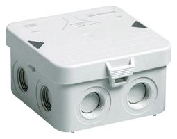 358-904 S1 - IP65 B-Box Thermoplastic 8 Entry Junction Box Enclosure - 95x95x57mm