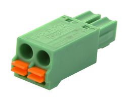 1745894 - Pluggable Terminal Block, 3.81 mm, 2 Ways, 24 AWG, 16 AWG, 1.5 mm², Push In