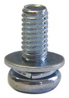 081.55.326 - M3 x 6mm ZP Steel Pan Head Torx Machine Sems Screw with Spring Washer