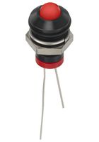 Q8P6BXXR02E - LED Panel Mount Indicator, Red, 2 VDC, 8 mm, 20 mA, 100 mcd, IP67