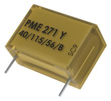 PME271M447MR30 - Safety Capacitor, Metallized Paper, Radial Box - 2 Pin, 4700pF, +/-20%, X2