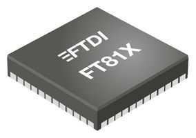 FT810Q-T - Embedded Video Engine, 18Bit, VQFN48