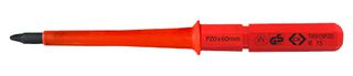 T4915PZ0 - PZ0 x 60mm VDE Insulated Pozidriv Screwdriver Blade