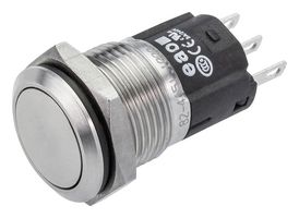 82-4151.1000 - Vandal Resistant Push Button Switch, Momentary, SPDT, 250V AC, 5A, 16mm