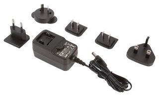 VER12US090-JA - 9V, 1.28A, 12W, International Plug In Power Supply (Level VI), 2.1mm Plug