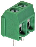 CTBP5000/2 - 5mm Low Profile Screw Terminal Block, 2-Pole, 16A